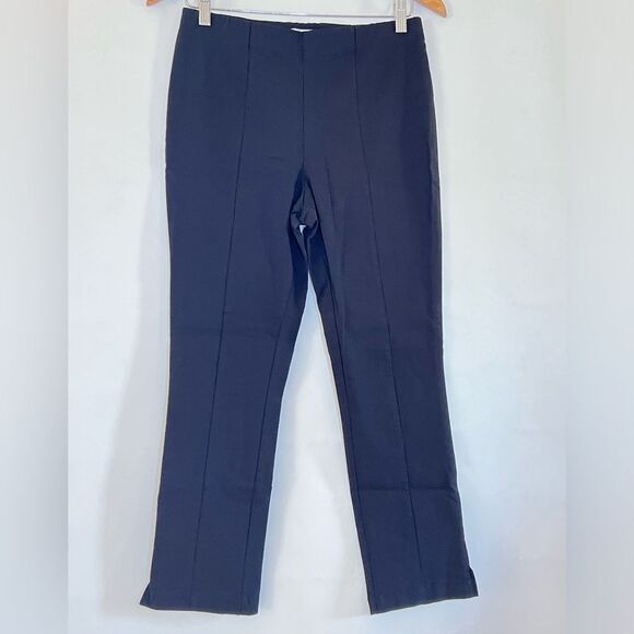 POPSUGAR Black Flared Dress Pants Workwear Women’s Size Medium W/ Front Seem - Picture 2 of 6